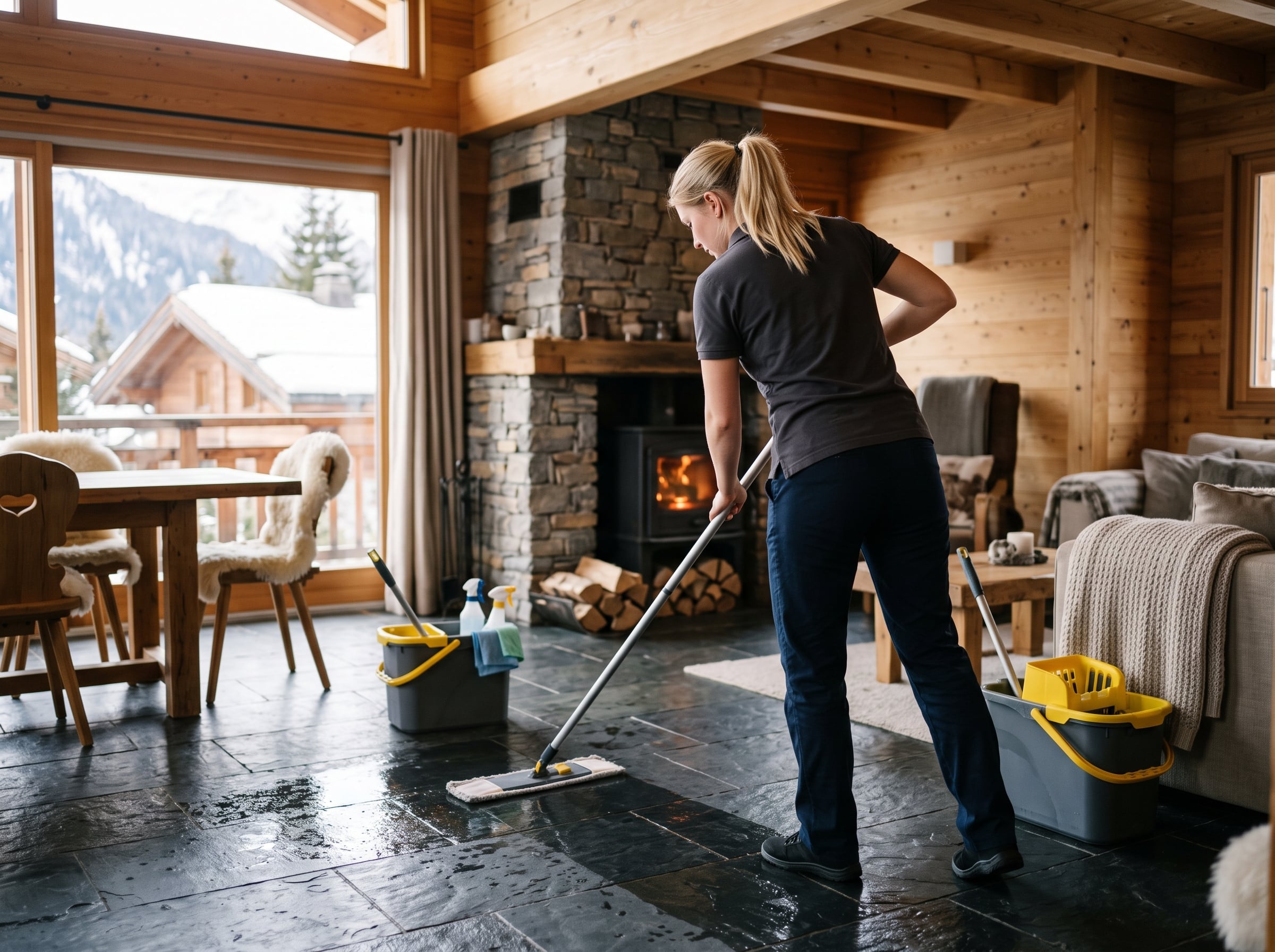 Ménage d'appartement et de chalet à La Plagne
