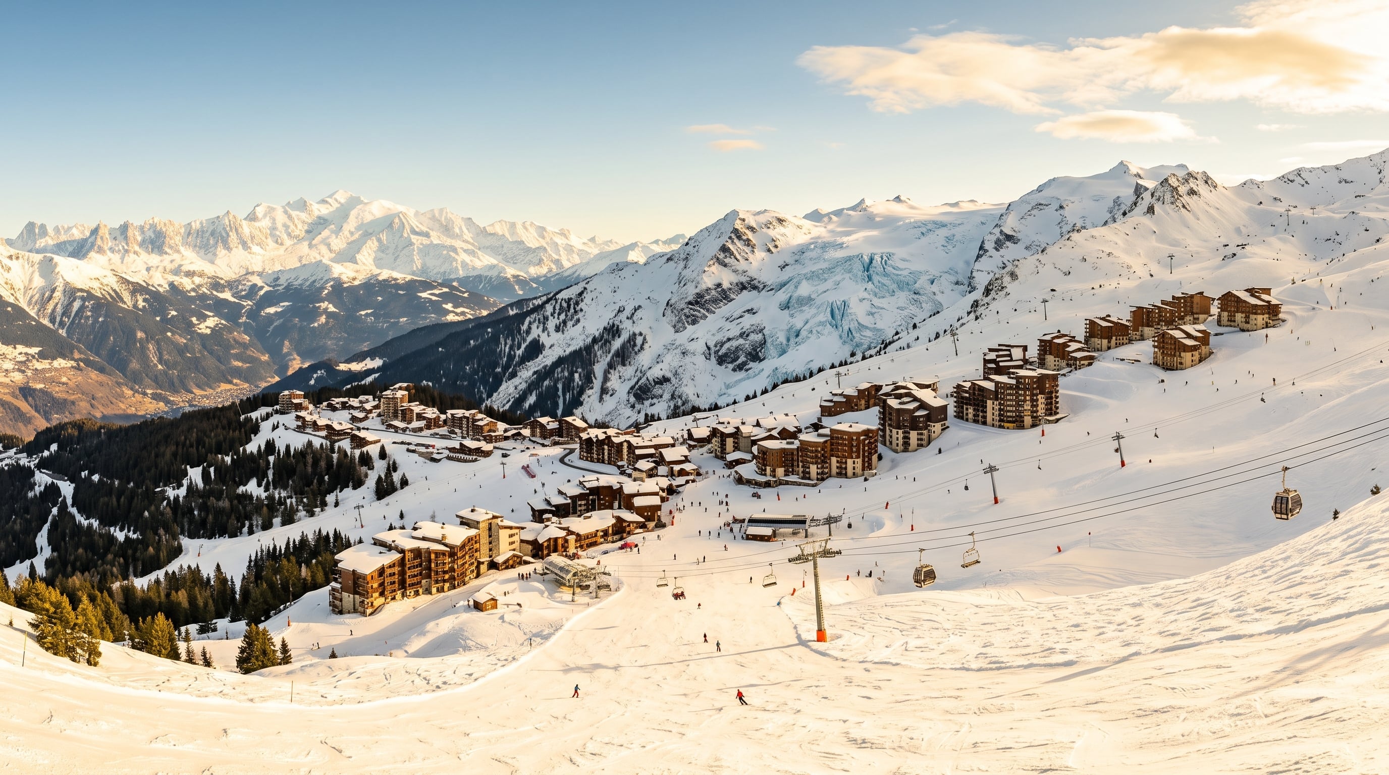 Fin de séjour à La Plagne