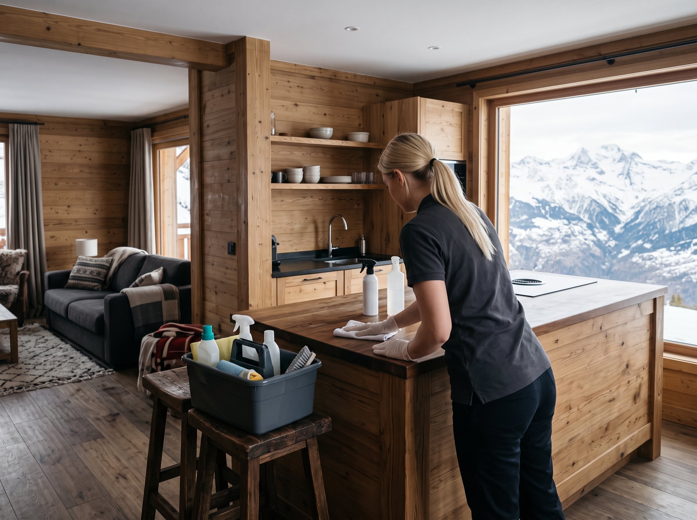 Ménage d'appartement et de chalet à Val Thorens