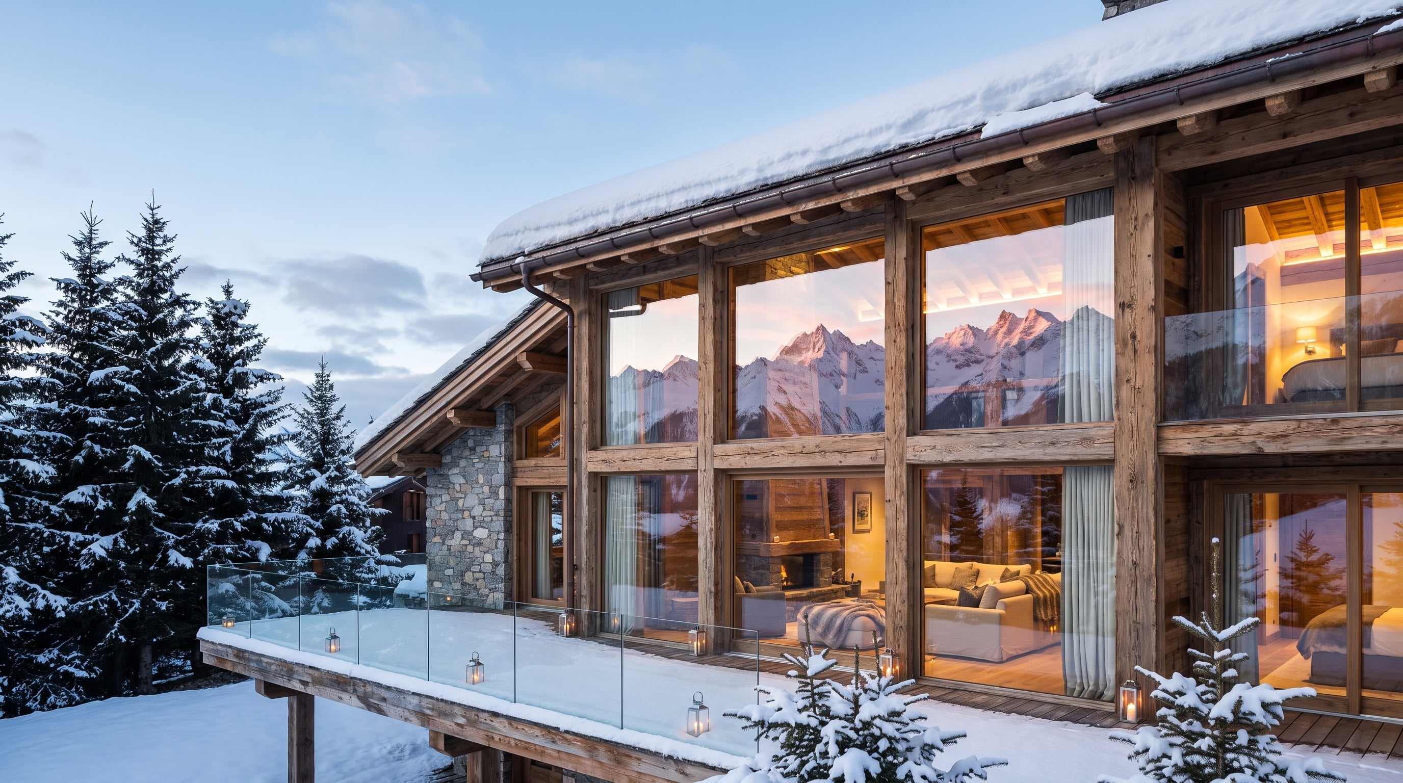 Window cleaning in Courchevel