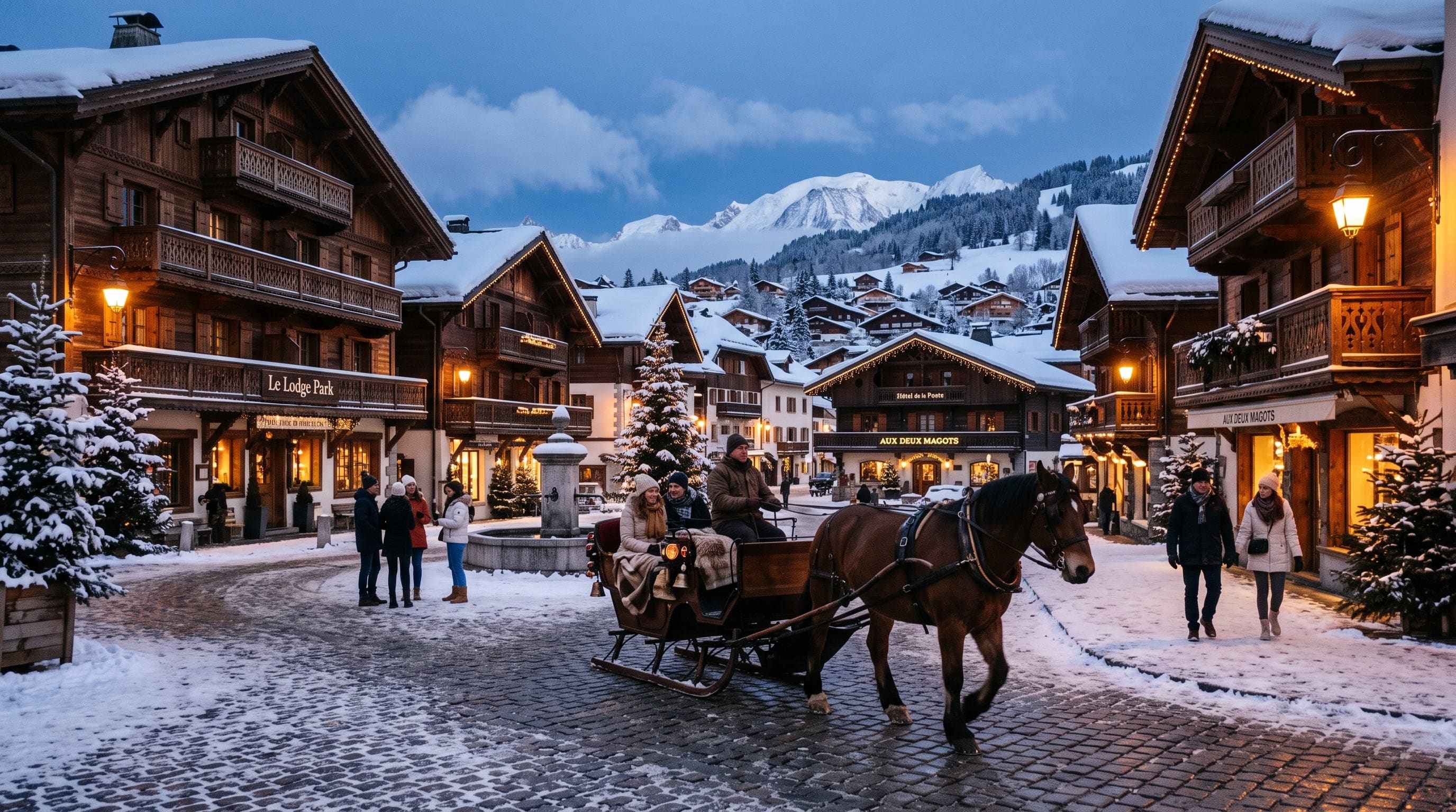 Fin de séjour à Megève